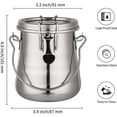 thumbnail image 3 of Brush Cleaner, Airtight Stainless Steel Brush Holder for Painting, 17 oz/Medium, 3 of 5