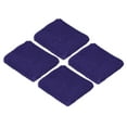 thumbnail image 1 of Uxcell 8x8cm Bandas de Muñeca Deportivas de Terry Absorbentes, Paquete de 4 en Púrpura Oscuro, 1 of 7