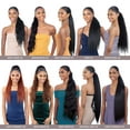 thumbnail image 4 of FUTAI Cabeza de Maniquí de Cabello Humano de 30 Pulgadas con Soporte de Abrazadera de Mesa para Peluquería Práctica Trenzado Maniquí Cosmetología Muñeca Manican Cabeza de Entrenamiento Coloración Ri, 4 of 5