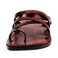 thumbnail image 2 of Holy Land Market Men/Women Biblical Jesus Leather Sandals/Slides From Jerusalem(Bethlehem Style I) (6-6.5 Women/5-5.5 Men), 2 of 7