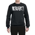 thumbnail image 2 of Wild Bobby Believe Bigfoot Aliens Unisex Crewneck Sweatshirt, 2 of 6