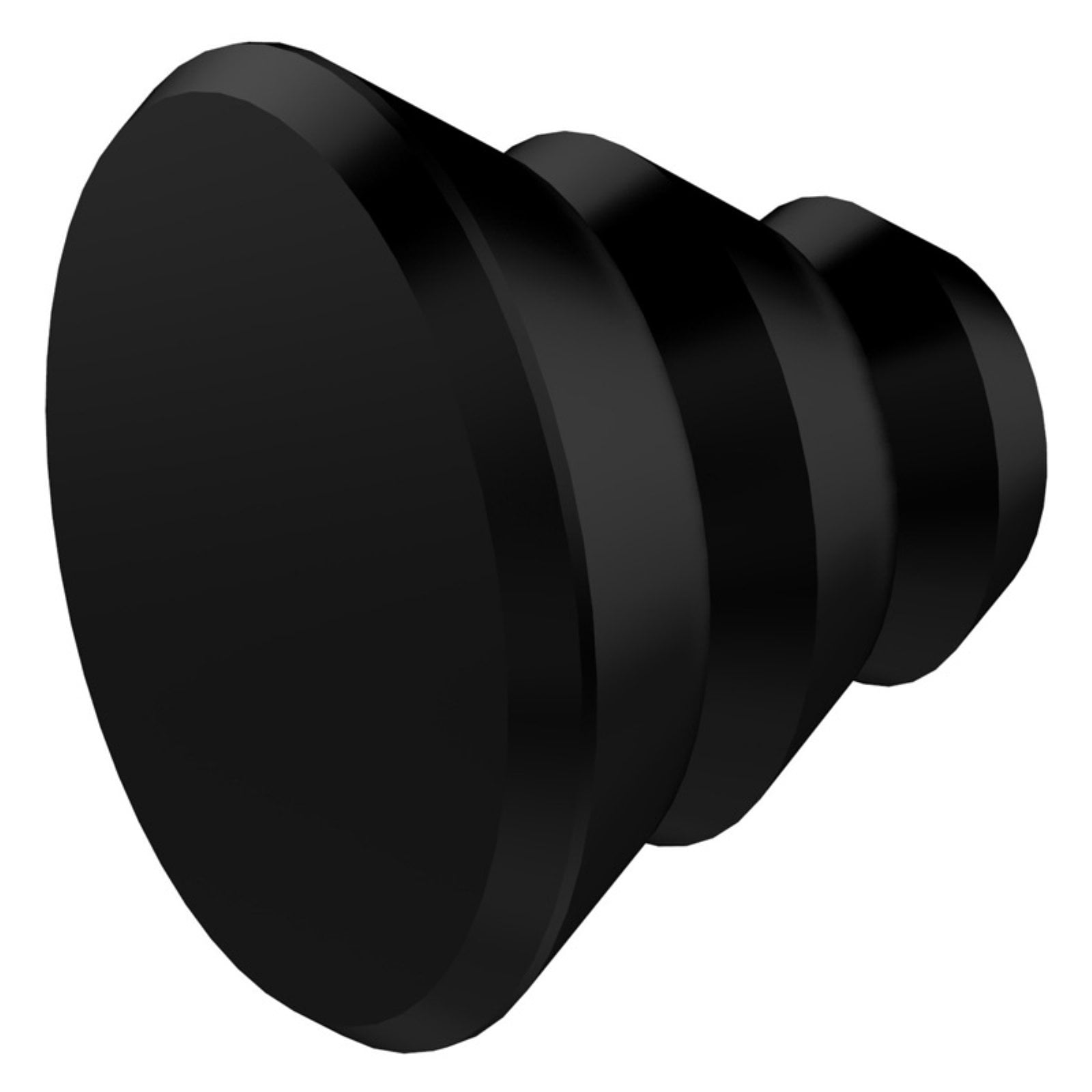 Allied Brass Designer Knob, Matte Black