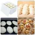 thumbnail image 7 of Tstorage 4 Packs Plastic Stackable Pizza Dough Proofing Box, Pizza Dough Tray with Lid, White, 7 of 7