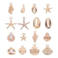 thumbnail image 1 of 16 dijes de estrella de mar: dije de aleación de océano para hacer joyas DIY, collares de playa, pulseras, accesorios, joyas únicas para vacaciones., 1 of 6