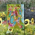 thumbnail image 2 of SKYSONIC Colourful Boardgame with Numbers Double-Sided Printed Garden House Sports Flag - 28x40in Polyester Decorative Flags for Courtyard Garden Flowerpot, 2 of 2