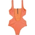 thumbnail image 2 of Tavik Womens Victoria One Piece Tank Swimsuit, Orange, X-Small, 2 of 2