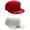 2 Pk - Wh, Red, variant on L.O.G.A Plain Flat Bill Visor Blank Snapback Hat Cap with Adjustable Snaps - 2 Pk - Bk, Bk/Pr