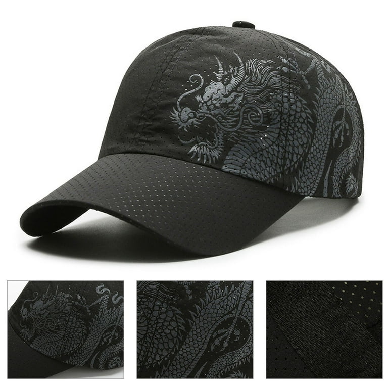 Chinese Style Dragon Pattern Baseball Hat For Men And Women 2025