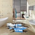 thumbnail image 5 of Pegatinas de pared con diseño de avión de cielo azul y nubes blancas, pegatinas extraíbles, pegatinas 3D para dormitorio, sala de estar, decoración del hogar, baño, 5 of 5