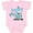 AD-Pink, variant on My Great Uncle Loves Me with Cute Sharks Boys or Girls Baby Bodysuit