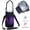 Purple Gradient, variant on Gradient Water Bottle Carrier Bag for 30oz 40oz Tumbler, Ombre Insulated Cup Holder with Handle and Shoulder Strap, Cup Sleeve with Pocket, Green