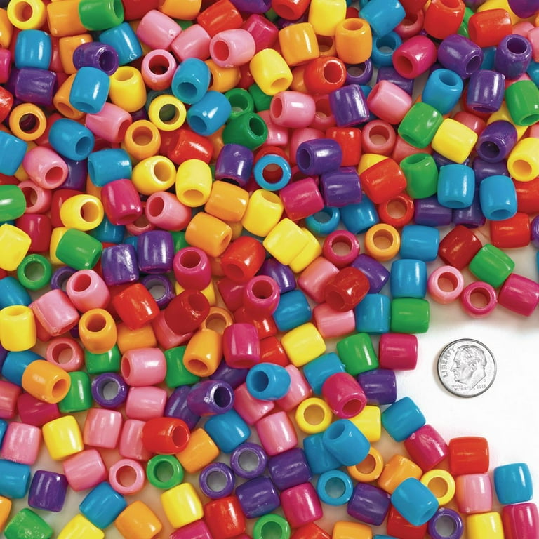 Colorations Fun Shapes Pony Beads 1 lb