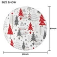 thumbnail image 6 of Christmas Tree Round Table Cloth,Wrinkle Free Table Cover with Polyester,Waterproof Reusable Tablecloth for Weeding Birthday Tea Party Decorations (Round,60x60inch), 6 of 6