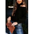 thumbnail image 1 of BeautyIn Plus Size Sexy Off-the-shoulder Solid Color Slim Knit Sweater Woman, 1 of 5