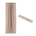 thumbnail image 1 of Unique Bargains Rideau Occultant pour Porte, 25'L x 40'L Rideau de Porte-Fenêtre 1 Panneau, Beige, 1 of 7