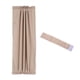 thumbnail image 1 of Cortina de puerta opaca Uxcell, 25"W x 40"L cortina de ventana francesa 1 panel, beige, 1 of 7