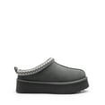 thumbnail image 2 of BURUDANI Women's Suede Platform Slip-on Slippers Clog Winter Warm Shoes Grey Size 10 (Runs Small-Size Up!), 2 of 9