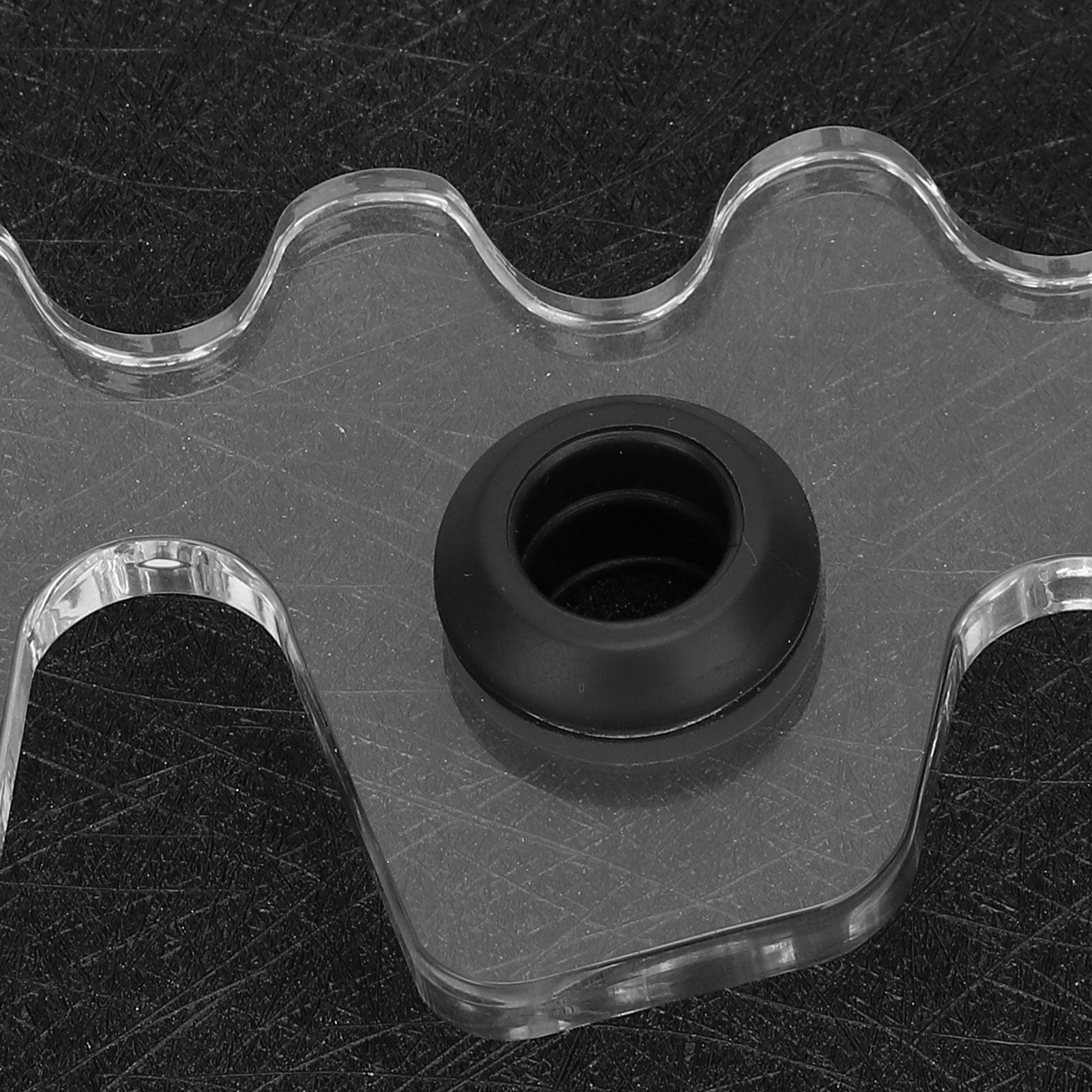 10 Almohadillas De Acrílico Transparente Para Tacos De Billar – 14 Mm, Adaptables A 13 Mm Y 12.5 Mm, Protegen La Virola