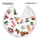 thumbnail image 4 of Faldas para árbol de Navidad de 36 pulgadas con texto "Merry Christmas", tapete para árbol de Navidad para vacaciones de invierno, falda para árbol de Navidad para decoraciones navideñas rústicas, 4 of 8