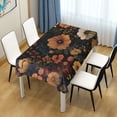 thumbnail image 3 of Yayeee Tablecloths for Rectangular Tables 60 x 120 inch Party Table Cover, Dark Floral Pattern, 3 of 6