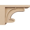 thumbnail image 3 of 6"W x 18"D x 12"H Classic Alma Rough Cedar Woodgrain TimberThane Corbel, Primed Tan, 3 of 6