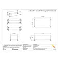 thumbnail image 5 of Celestial 23.5" x 11.5" Glass Wind Guard for 18" x 6" Gas Fire Pits, 5 of 5