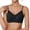 Black, variant on IWRICH Women's Wireless Push up Bra with Cool Sheer Straps Soft Support Seamless Wear Breathable Bralettes Khaki XL
