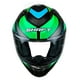 thumbnail image 2 of Casco Integral Para Moto ABS Shaft Atom L Color Negro/Color Verde Shaft SH-522 Atom, 2 of 4