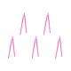 thumbnail image 1 of 2 Baquetas Nailon Con 4 Colores para Adultos Y Profesionales () Púrpura, 1 of 4