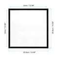 thumbnail image 2 of Unique Bargains 14' x 14' Inch Magnetic Self Adhesive PVC Diamond Frames Suitable for 13' x 13' Picture, Black 2Pcs, 2 of 5