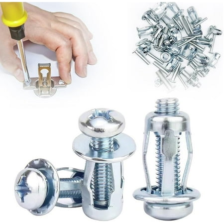 

ZX Expansion Screw Petal Nut Stainless Steel with Screws Jack Insert Nuts Petal Nuts for Bed Slat Installation License Plates Hollow Wall Iron Skin Line (Color : M5*25mm Size : 100-0810