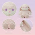 thumbnail image 3 of 16.9in Scented Bunny Stuffed Animal Soft Long Eared Rabbit Plush Doll Aesthetic Room Decoration Animal Figure Cuddly Toy for Birthday Gift Home Ornament, 3 of 5
