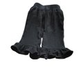 thumbnail image 2 of Baby and Little Girls Soft Cotton Gauze Wide Leg Ruffled Pants Elastic Waist Loose Palazzo Trousers 1-9 Years, 2 of 4
