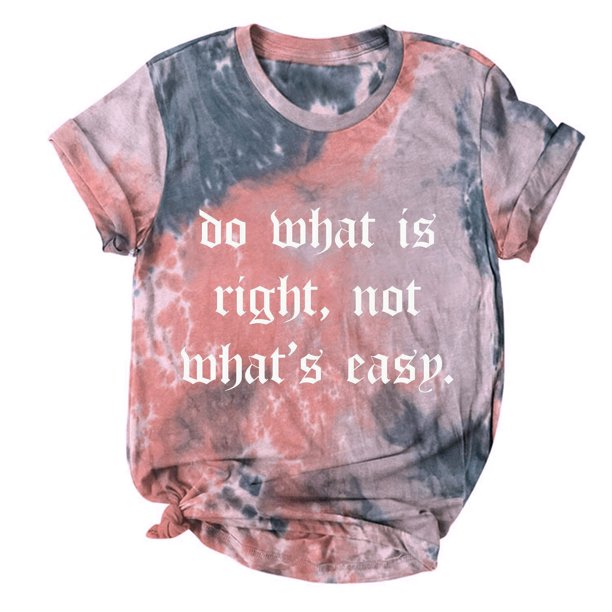 Camiseta de mujer Camisetas Cuello redondo Camiseta de manga corta Estampado de letras Tie-dye Camiseta Tops Blusa Regalo para mujeres Pompotops hkajfhjk469673