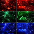 thumbnail image 5 of Luces de fiesta de bola de discoteca, luces de discoteca DJ, luces de escenario LED de colores mini, luces automáticas activadas por sonido, luz estroboscópica, decoración navideña de Halloween Li, 5 of 5
