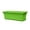 A002- Green, variant on Plastic Planter Box, Rectangular Garden Planter Box, Outdoor Herb Garden Planter, Vegetable Planter, Light Blue 17X7.5X6 in Ribbed Herb Vegetable Grow Container with Detachable