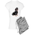 thumbnail image 1 of CafePress - Black Tan Dachshund - Women's Light Pajamas, 1 of 1