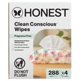 thumbnail image 3 of The Honest Company Clean Conscious Wipes, Rose Blossom, 288 Count, 3 of 14