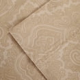 thumbnail image 4 of Superior 600 Thread Count 3-Piece Sand Paisley Cotton Blend Sheet Set, Twin XL, 4 of 7