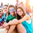 thumbnail image 4 of BESTYASH 2Ud Gafas Sin Montura Estilo Rave Con Funky De Concha Para Atuendos Creativos, 4 of 8