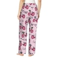thumbnail image 3 of Pajama Pants Women, Bike with Donut Wheels Sweatpants Soft Sleep Lounge Pants, Casual PJ Bottoms Pants with Pockets, 3 of 5