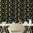 thumbnail image 2 of Ambesonne Leafy Peel & Stick Wallpaper for Home, Swirling Jungle Leaves Dream, 13"x36", Pale Green Dark Grey Blue, 2 of 5