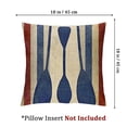 thumbnail image 4 of nygtbtfer Lake House Decor Throw Pillow Covers for Sofa, Rustic Farmhouse Old Barn Door Pillow Covers, Blue Lake Paddle Decor Cushion Covers, Vintage Cabin Lodge Decorative Pillow Covers White, 4 of 7