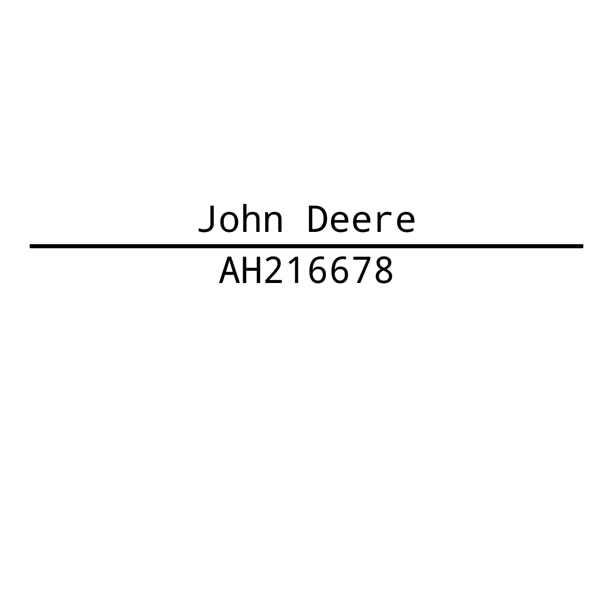 John Deere AH216678 Rotor Repair Kit Rice Threshing Element