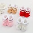thumbnail image 4 of Zecgelong Baby Shoes Fashion Flat Warm Cotton Boots Bag Soft Sole Toddler Booties Baby Winter Boots‌ 12-15 Months, 4 of 5