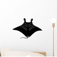 thumbnail image 1 of Stingray Fish Silhouette Wall Decal by Wallmonkeys Peel and Stick Graphic (12 in W x 8 in H) WM188378, 1 of 4