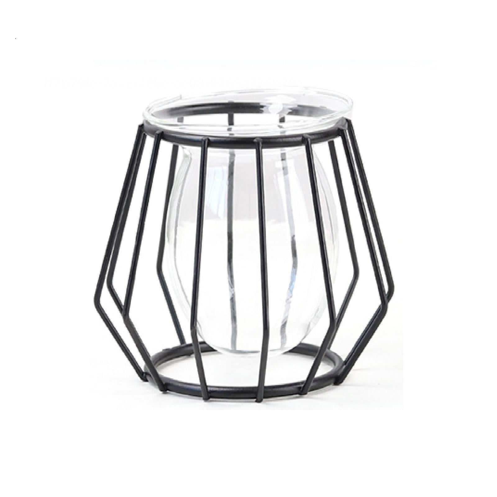 Vase Ornament Creative Living Room Desktop Ornament Black 9.5*7.5cm