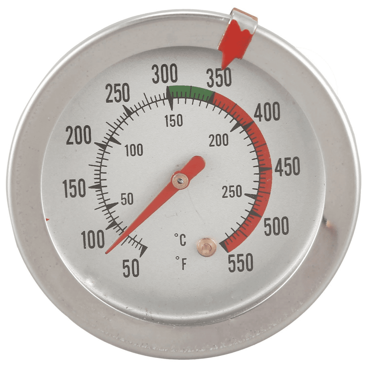 8 Inch Probe Fry Meat Turkey Thermometer with 2 Inch Dial Stainless Steel (5 Piece) Vacuun Filter