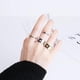 thumbnail image 3 of De Anillos Punk Para Parejas, Juego De Anillos Abiertos Ajustables, Anillos De Compromiso Para Hombres Y Mujeres, Regalos De Joyería Para Fiesta Y Boda 2 Uds Inevent AP007450-03, 3 of 6