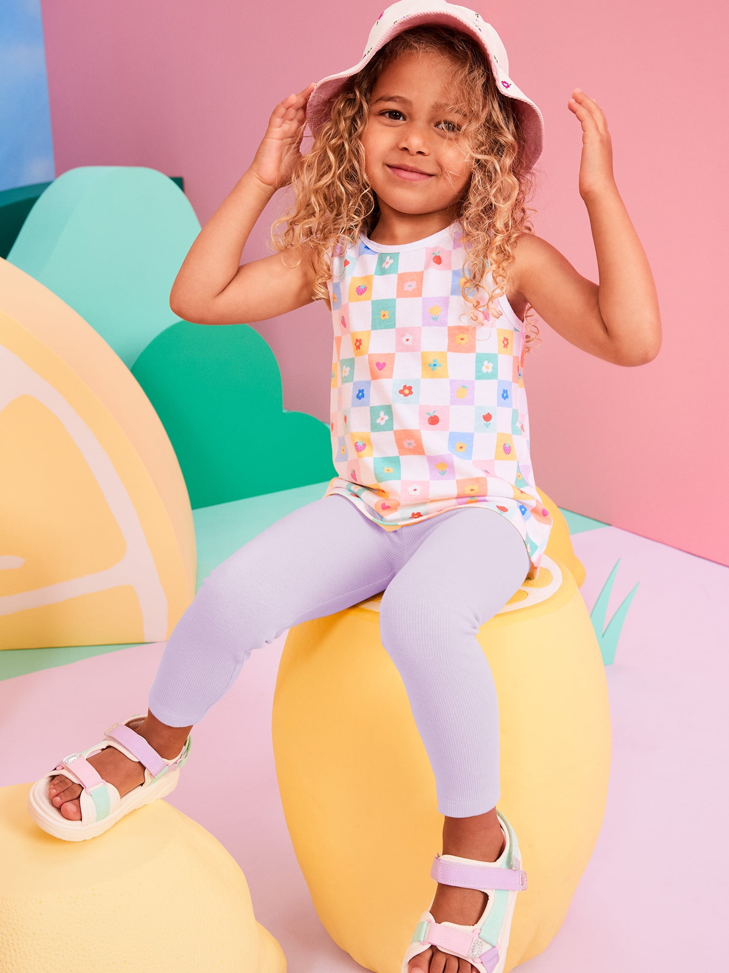 Garanimals Newborn, Baby & Toddler Girl Cotton Pull-on Leggings, Sizes 0M–6T, Single & 3-pack